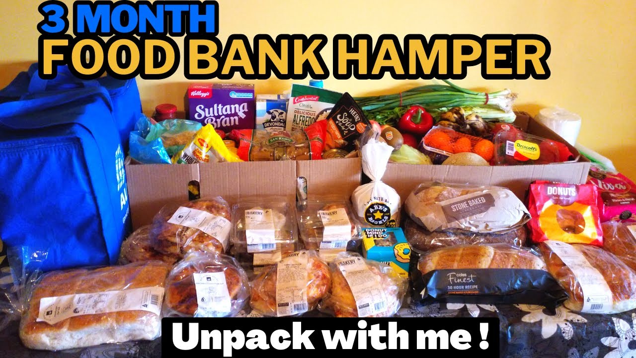 Not Your Normal FOOD BANK HAUL! Unpacking An Amazing FREE Food Bank Hamper in Australia: August 2023