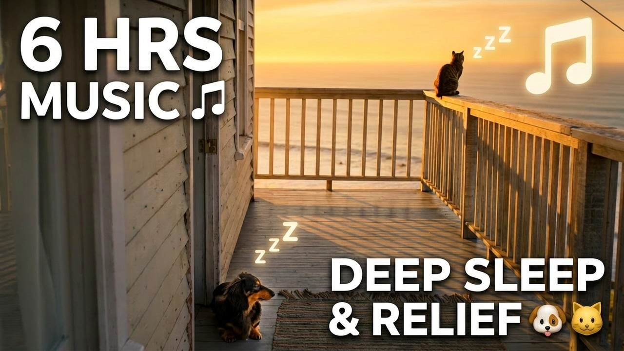 6 Hours of Calming Music for Dogs and Cats 🐶😺 Deep Sleep & Stress Relief for Pets