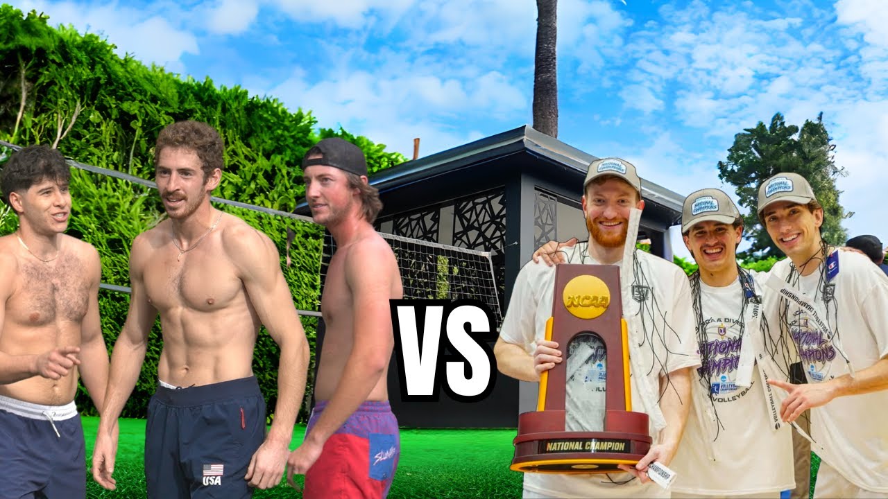 Backyard Volleyball vs D3 NATIONAL CHAMPIONS (Power Play Edition)