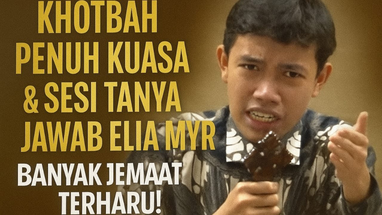 Khotbah Penuh Kuasa & Sesi Tanya Jawab Elia Myron – Banyak Jemaat Terharu!