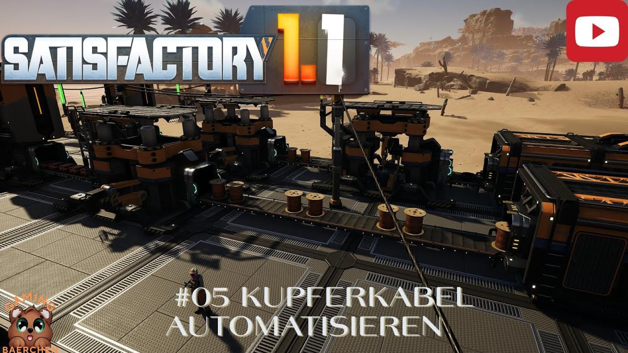 Satisfactory 🏗️ 05 Kupferkabel automatisieren