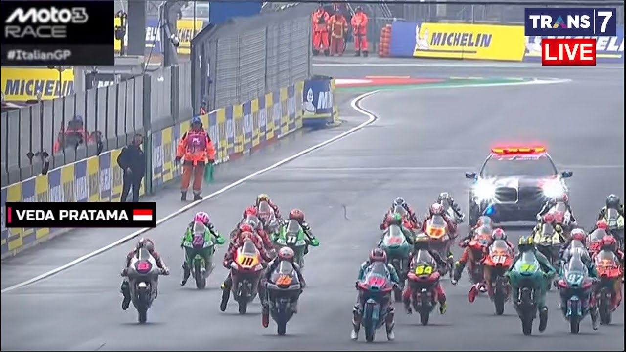 LIVE 🔴 RACES MOTO3 | MOTOGP ITALIA 🟢 VEDA EGA PRATAMA 🇮🇩 START POSISI P13🔥SIAP MELESAT MENUJU PODIUM