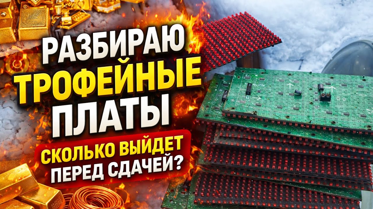 Разбираю платы | Трофеи на сдачу