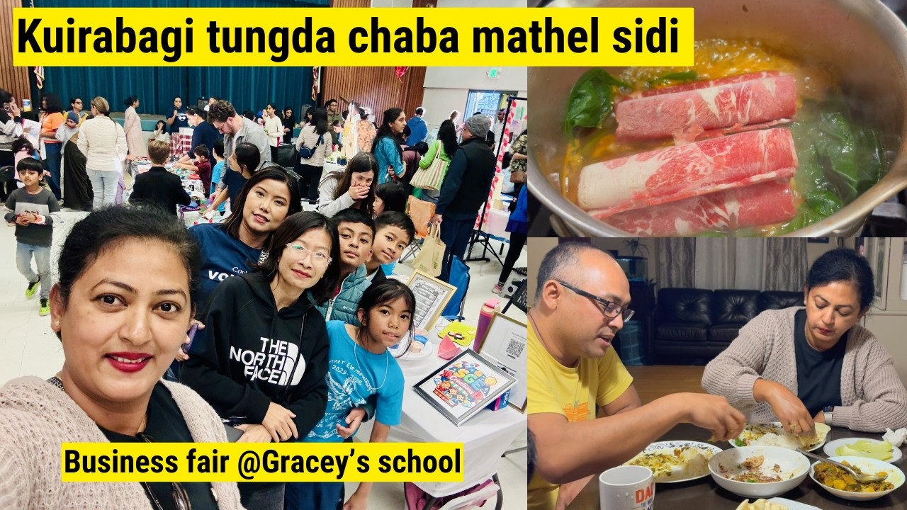 😋😋 Kuirabagi tungda chaba mathel sidi | Business fair @Gracey's school