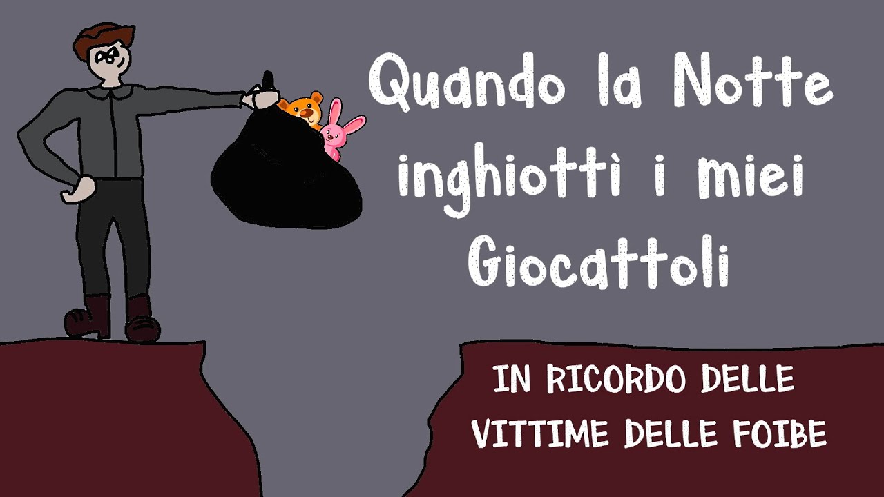🌹🖤 GIORNO del RICORDO - Storia illustrata sulle FOIBE: Quando la Notte inghiottì i miei Giocattoli 📖