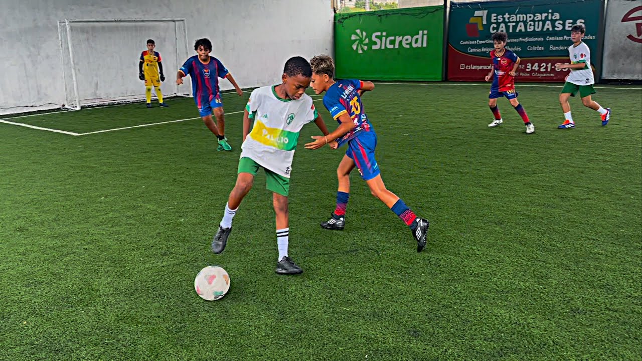 Pal&aacute;cio das Artes vs La Masia - amistoso sub 12