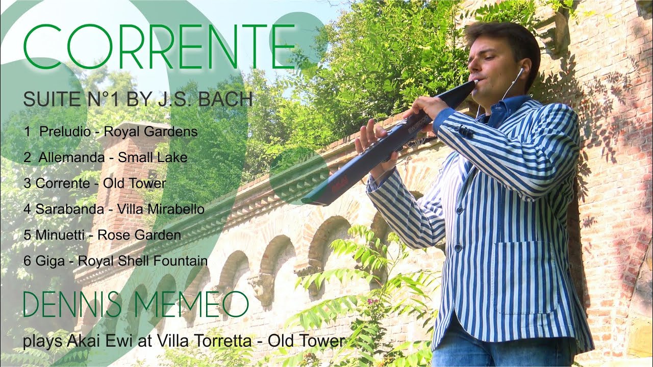 Bach - Cello Suite No.1 Courante - Dennis Memeo - Akai Ewi 5000