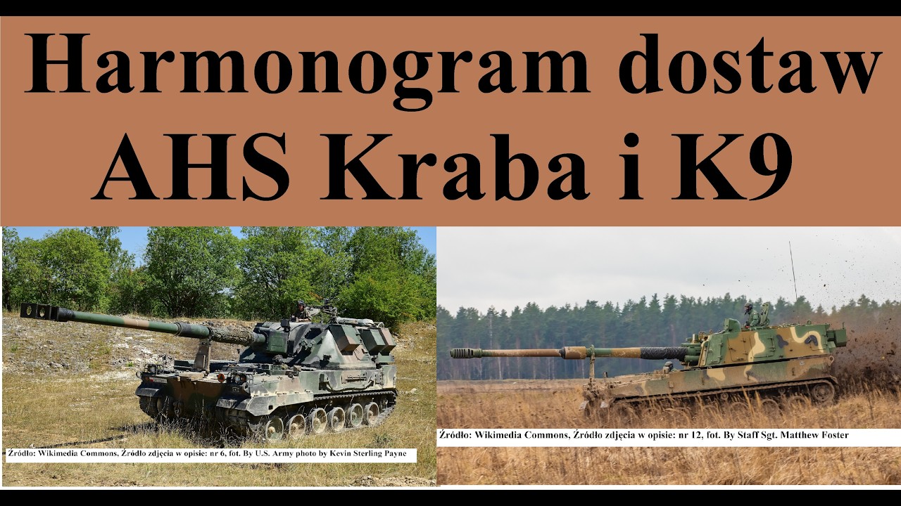 Harmonogram dostaw AHS Krab i K9