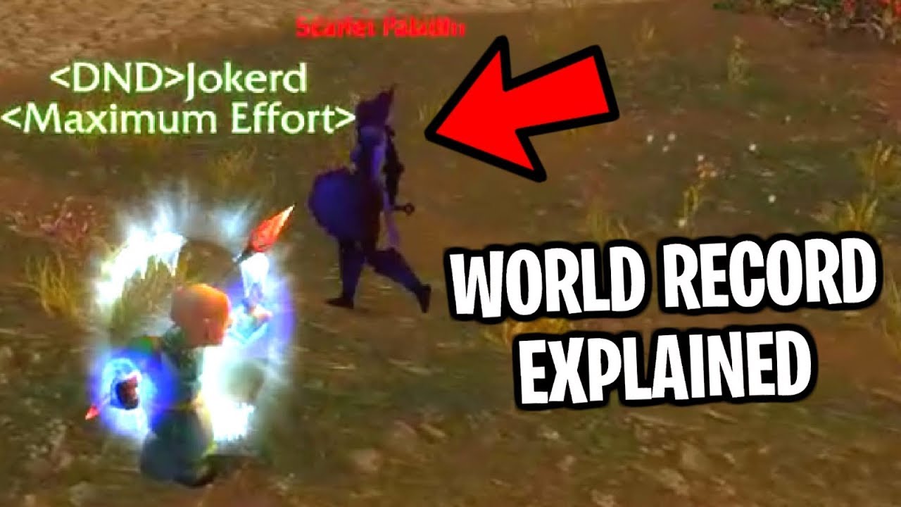 A 13 Year Old WoW Record Was Finally Broken