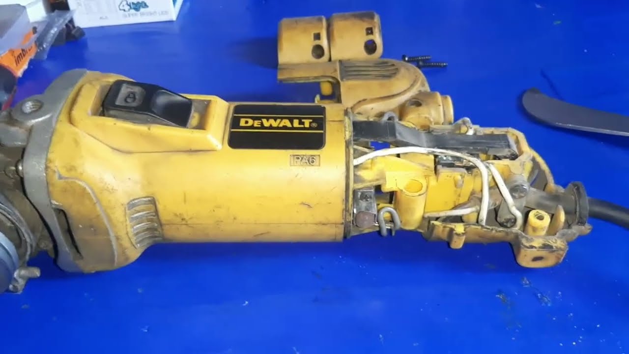 Como reparar una pulidora o amoladora que no enciende. -MacGiver Art