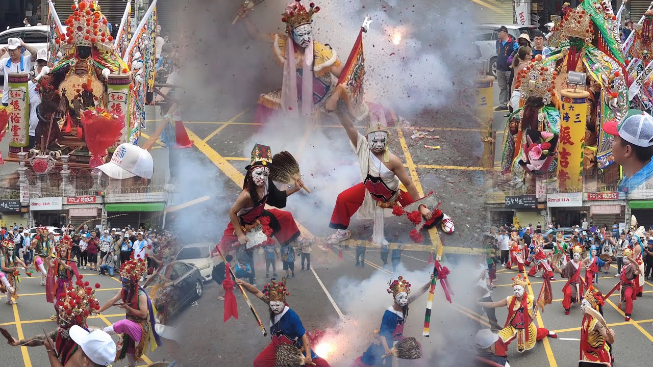 家將「坐炮」儀式的開創始祖！「嘉邑過溝仔震安宮振祐堂」家將行館建堂六十週年祈安賜福遶境大典參拜「嘉義城隍廟」