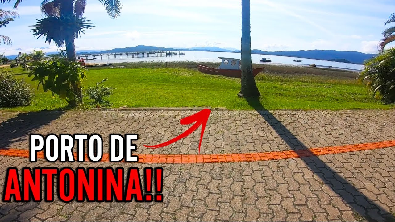 Visitamos o porto de Antonina Curitiba-Paraná!! 🎥🛵🛣️ 