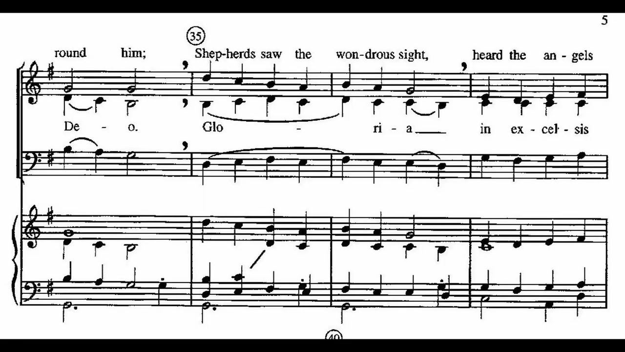Gentle Mary   SATB