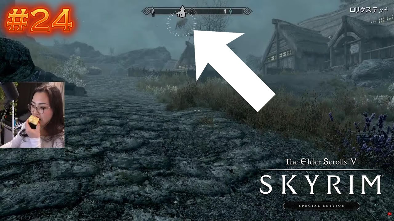 【Skyrim/スカイリム】#24 静かな世界を歩く｜テル・ミスリン周辺【face cam】
