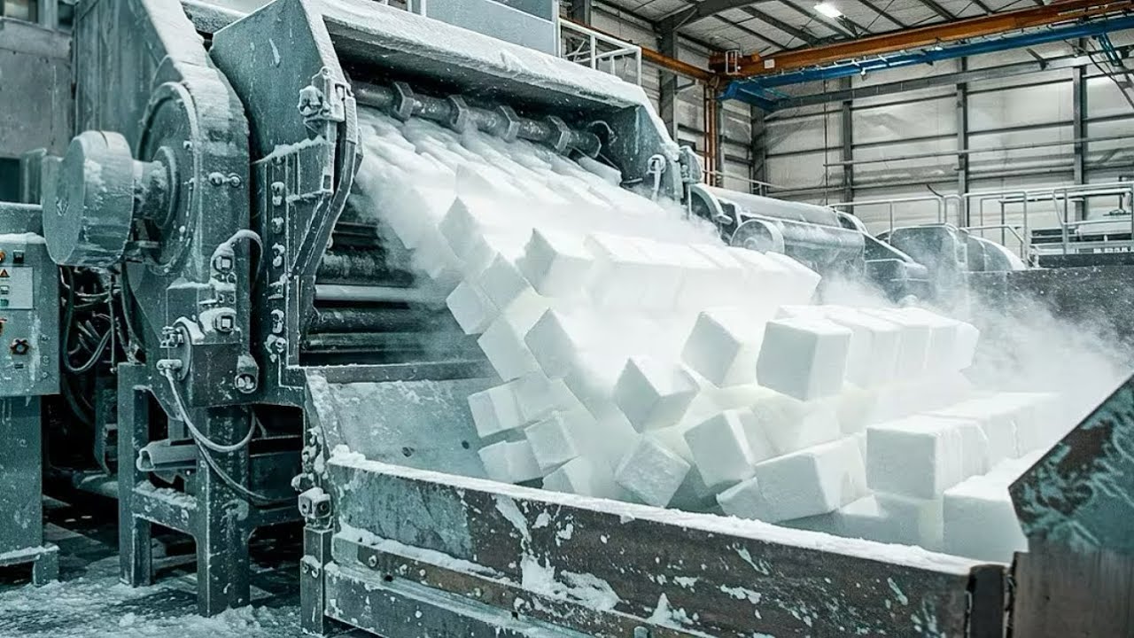 Como o GELO SECO é fabricado - 5 TONELADAS por Hora - Processo FASCINANTE 