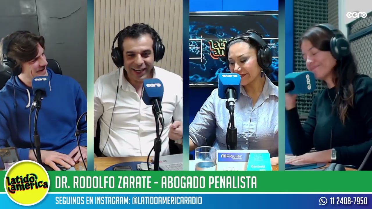 Dr. Rodolfo Zarate, Abogado penalista y Docente universitario en Cl&iacute;nica Migrante
