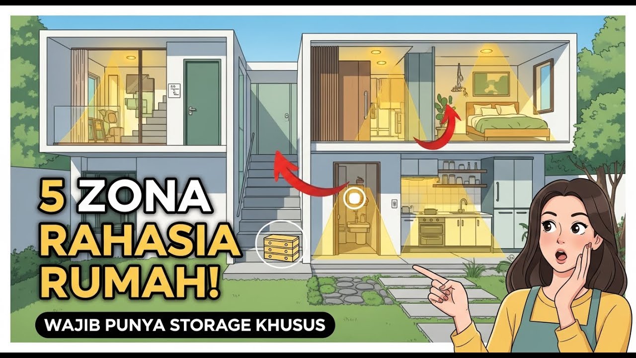 5 Zona Rahasia di Rumah yang Harus Punya Storage Khusus