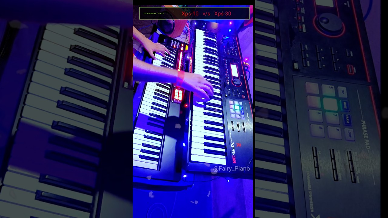 XPS-10 vs Xps-30 Tone Comparison [VIBROPHONE/FLUTE] Who is Better? #xps10 #xps30 #roland #keyboard