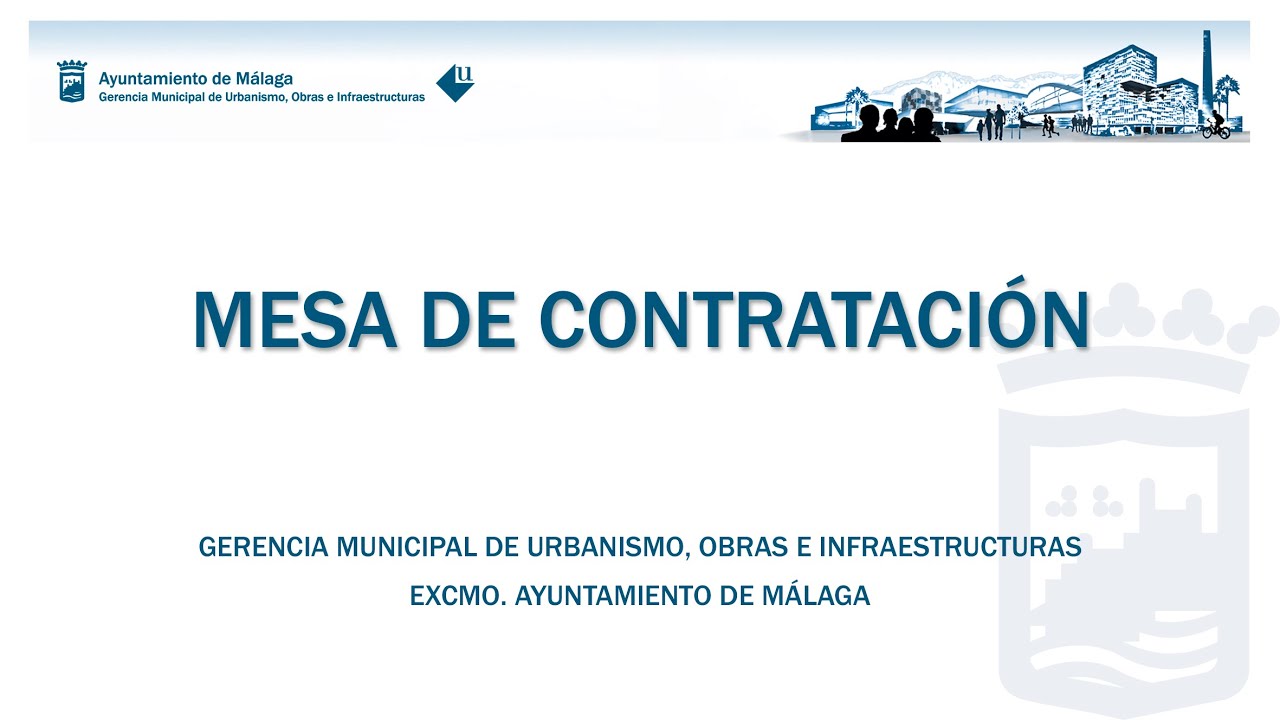 Gerencia Urbanismo - Mesa de Contratación 10 de marzo 2022
