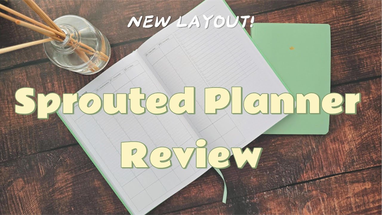 Обзор планировщика | Sprouted Planner Hourly 2026