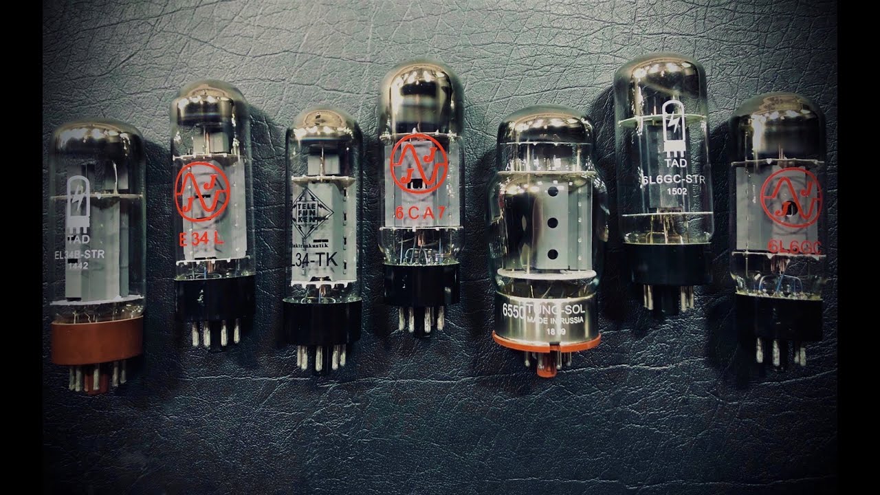 Power Tube Comparison (7 Tubes; Telefunken, JJ, Tung-Sol, TAD)