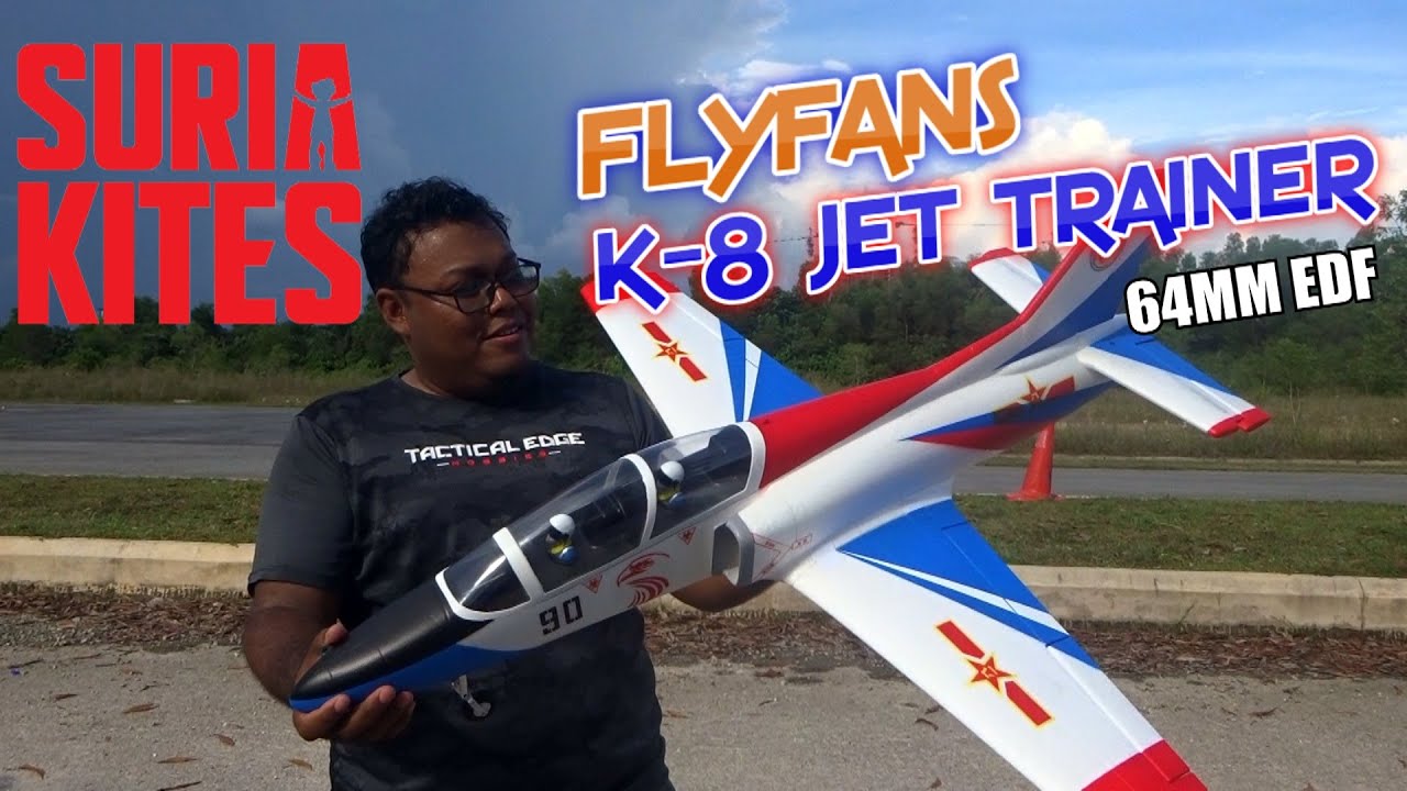 K-8 TRAINER JET BY FLYFANS MAIDEN AND REVIEW