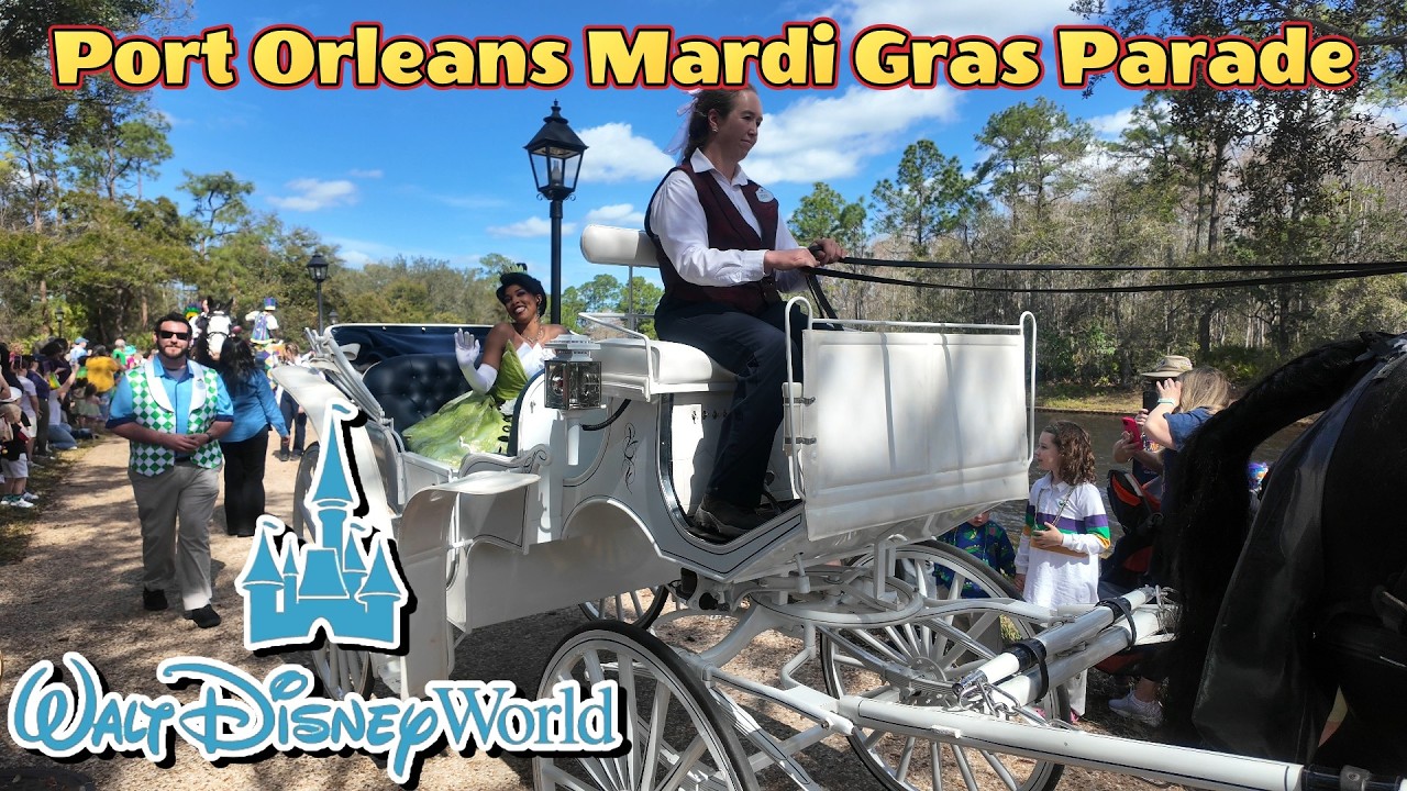 Port Orleans Mardi Gras Parade 2026 (Heroes vs. Villains!) | Disney World Resort Fun