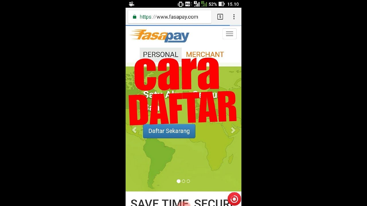 CARA DAFTAR FASAPAY.COM lewat android