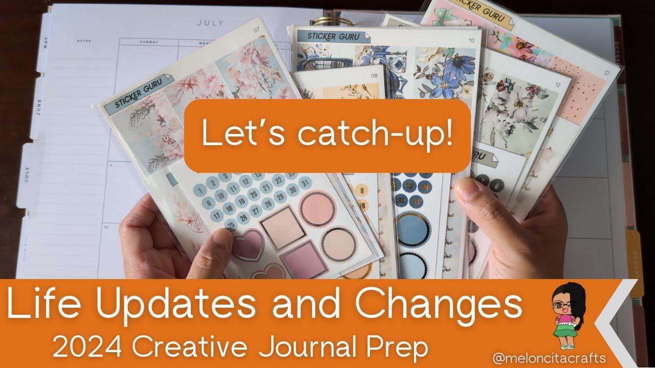 2025 Life Updates and Changes - Prepping 2024 Creative Vertical Monthly | MeloncitaCrafts