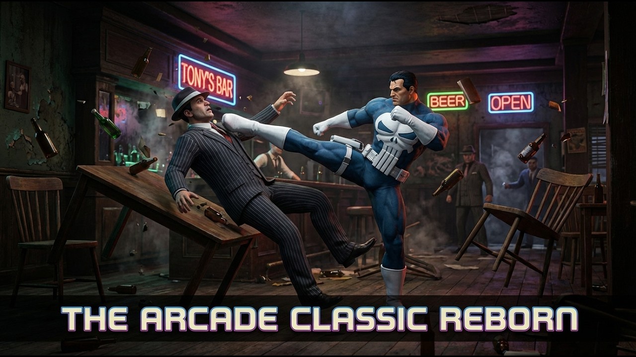 The Punisher Arcade Remastered - UE5 Next-Gen Vision (4K Concept)