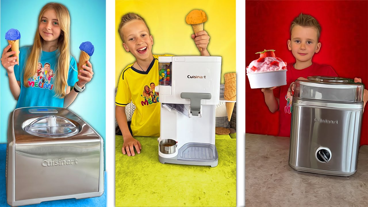 🍦 ÎNGHEȚATĂ într-o CULOARE 🍨 Facem înghețată de casă 🍧 Cine manâncă ÎNGHEȚATA PEDEAPSĂ 🫢