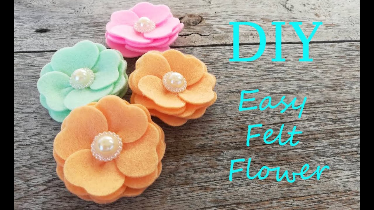 Felt Flower Making Tutorial