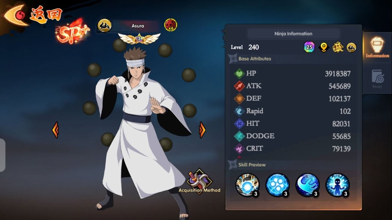 Naruto Chakra Resonance 🌌Review Asura - Naruto RPG!🌌