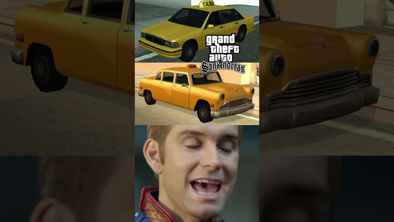 Рейтинг Grand Theft Auto Taxi Cab #шорты #gta #такси #рейтинг #мем