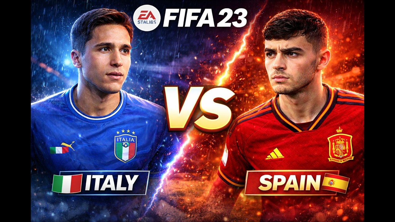 What If Italy Qulafied For The 2022 World Cup? Quarter Final Against Spain.