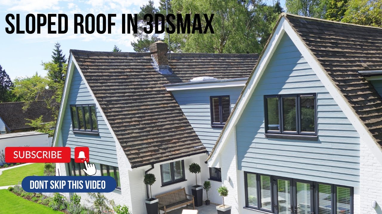 sloped roof in simple way