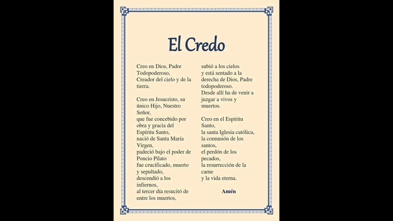 Credo Iglesia Cat&oacute;lica #fe #oracion #catolico