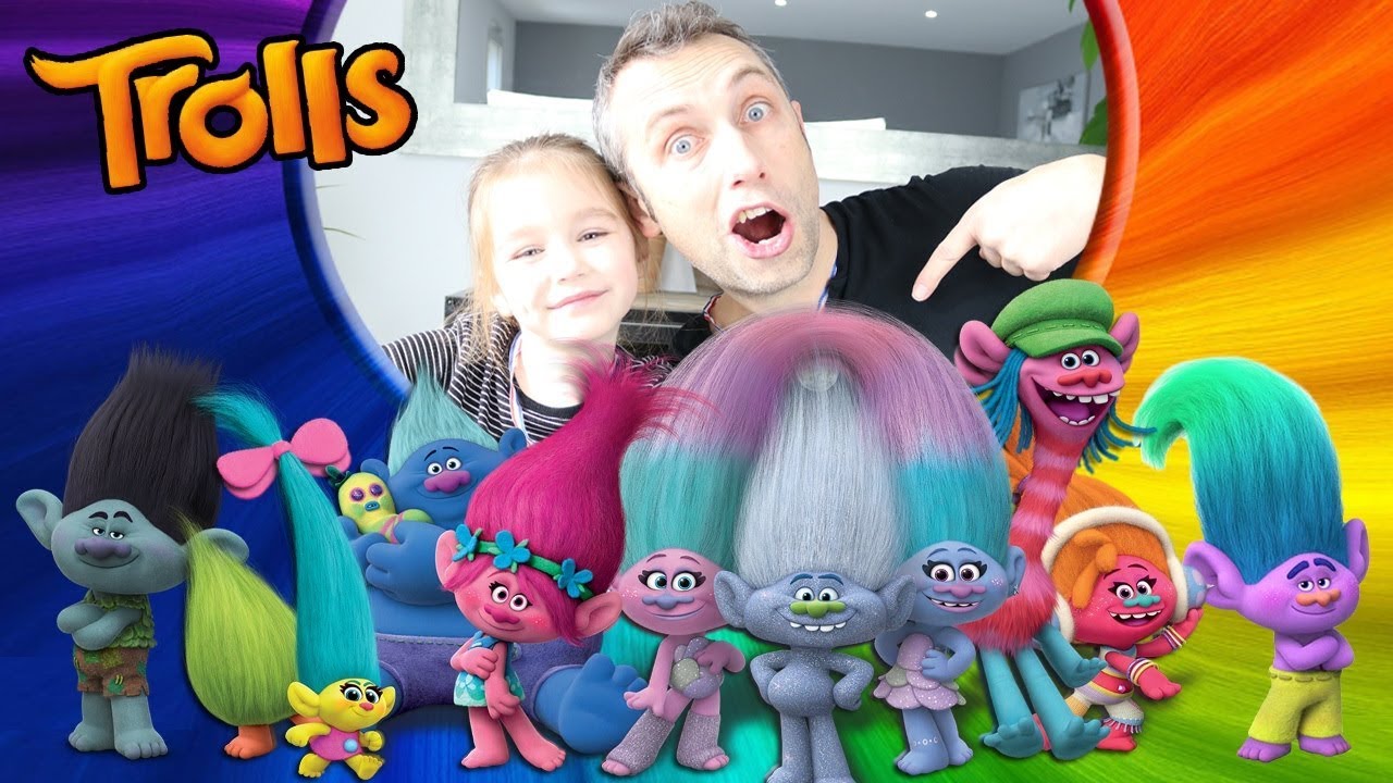 Des BRACELETS multicolores fabriqués avec des CHEVEUX de TROLLS !