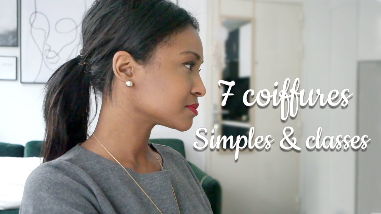 7 coiffures simples, rapides et classes I Manuela Miro