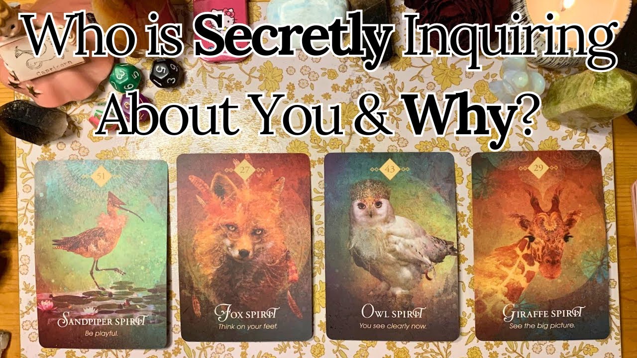 Who is secretly inquiring about you? 🕵️‍♀️Pick a Card📞