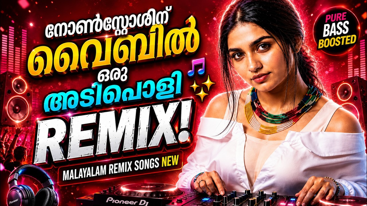 പാട്ടിനൊപ്പം മനസ്സും ഒന്ന് ആടട്ടെ&hellip; ❤️🔥 MALAYALAM NONSTOP REMIX🔥| MALAYALAM REMIX SONG COLLECTION