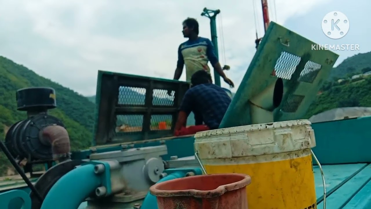 Sunward rig machine 250. Rig machine. का फूल सर्विसिंग करते हुए, Rig मशीन का सर्विस कैसे होता है