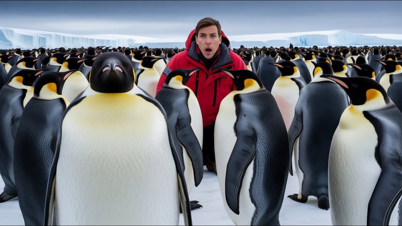“We Found Thousands of Emperor Penguins in the Most Remote Place on Earth 😱🐧”