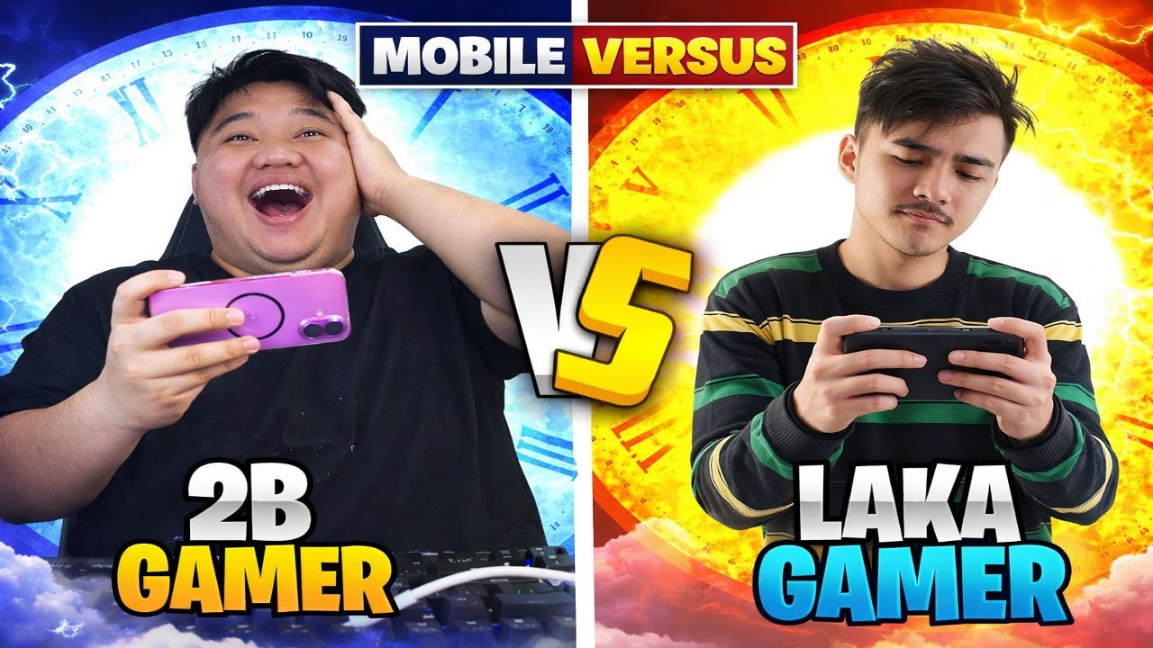 Laka Gamer Vs 2B Gamer On Mobile Versus First Time || Ungraduate Gamer Ki Jai😂