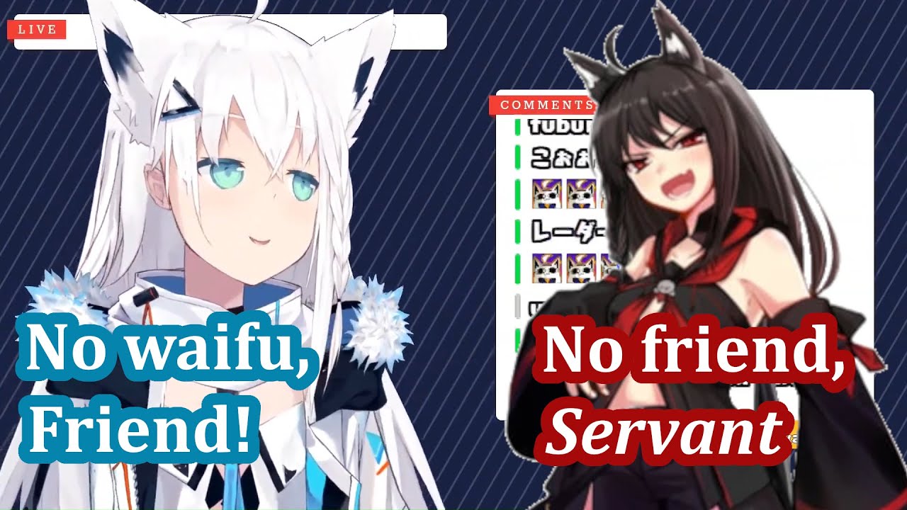 Fubuki's friend zone, Kuro's servant zone 【Hololive】【Eng Sub】