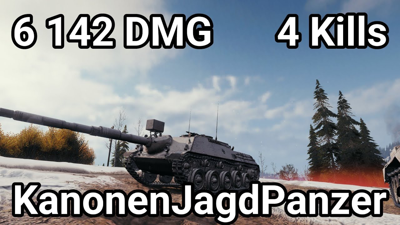 Kanonenjagdpanzer 105 - 6 142 damage / 4 kill / 907 assist