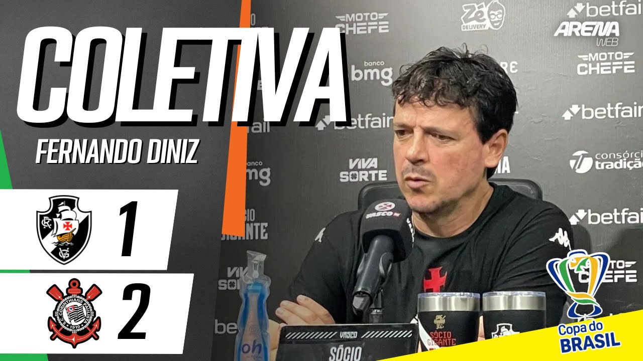 COLETIVA FERNANDO DINIZ | AO VIVO | Vasco x Corinthians - Final Copa do Brasil 2025