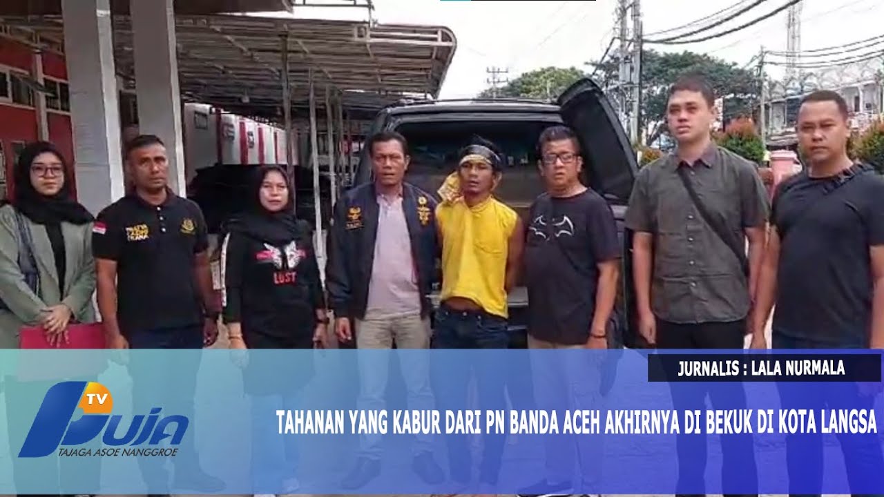 Tahanan Yang Kabur Dari PN Banda Aceh Akhirnya Di Bekuk Di Kota Langsa
