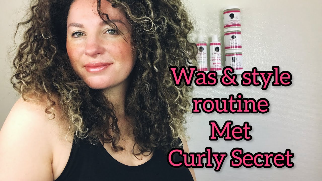Curly Secret was & style routine met 3 producten voor krullend haar - Curly girl methode
