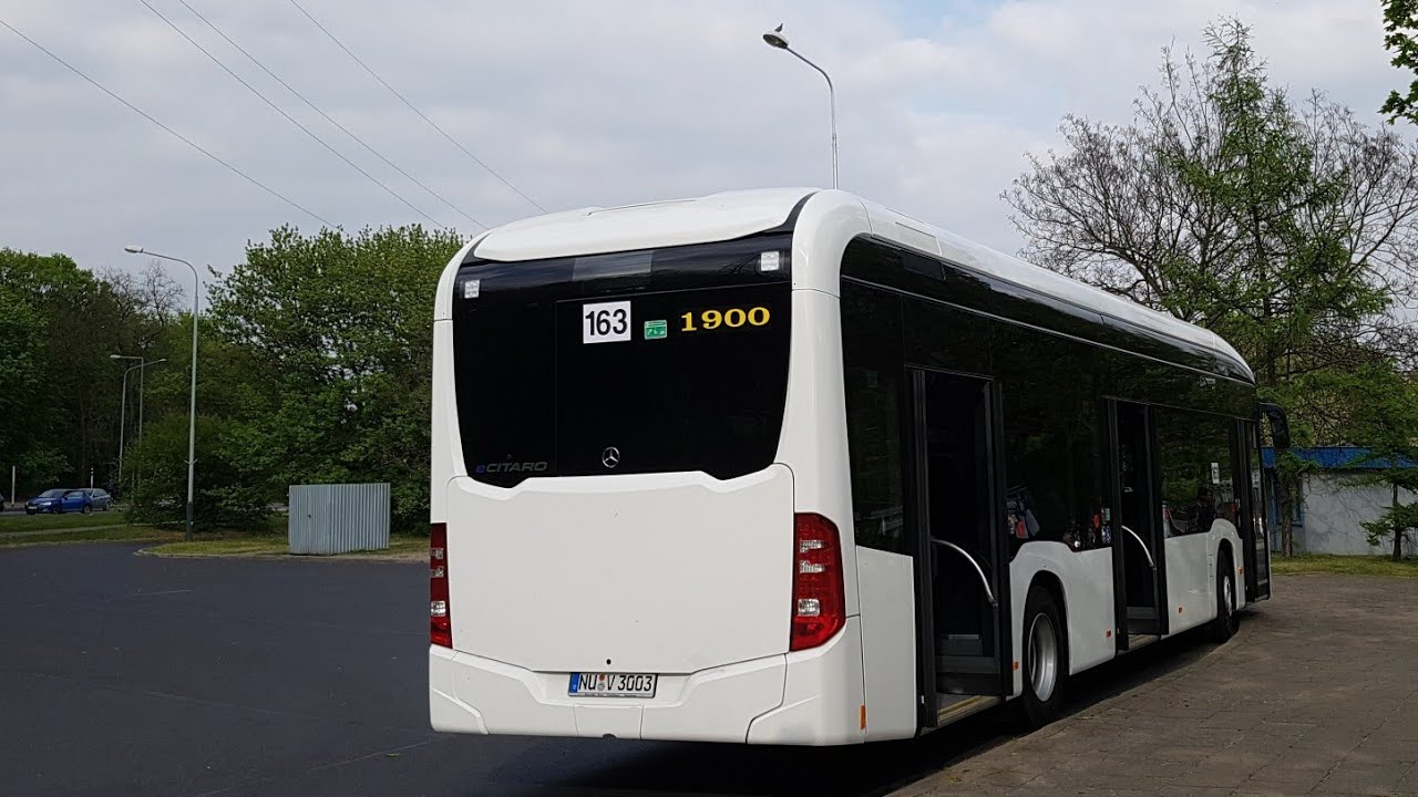 MPK Poznań - linia 163 | Mercedes - Benz O530 C2 E-Citaro #1900